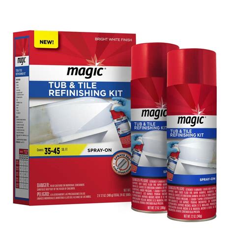 Make Your Tub Sparkle Again with the Magic Tub Refinishing Kit
